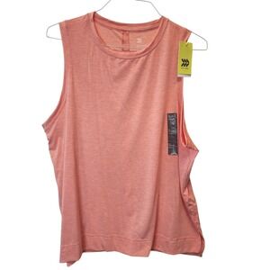 All In Motion Womens Active Muscle Tank Pink Relaxed Fit XL NWT
